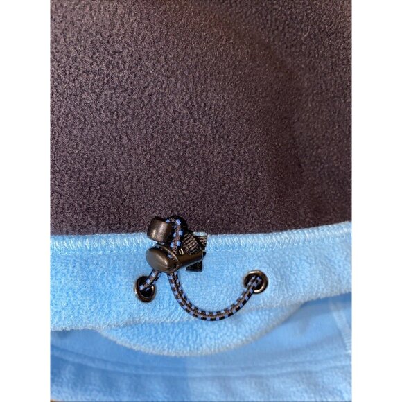 Lands End Women’s Blue Fleece Full Zip Jacket Drawstring with Hood Size XL 18-20 - Picture 11 of 12